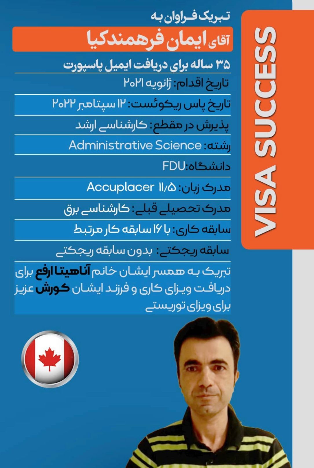 پرونده های موفق استادی2020 فارسی - Study2020 - ویزای تحصیلی کانادا - www.visab.ca